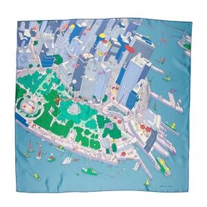 NIBWT 2017 Ltd Ed HERMES The Battery Park New York Carre Scarf Original Color